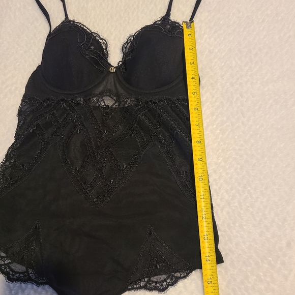 Lingerie Intimate Wear Black Lace one piece Christie's Size Small 34 - Picture 8 of 8
